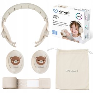 SŁUCHAWKI WYGŁUSZAJĄCE ORSO 2w1 BEŻ 5906601706813 9