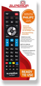 Superior Electronics ReplacemRemote Control - Replacement remote control Black, SUPTRB010, for Philips (SMART) TVs 2