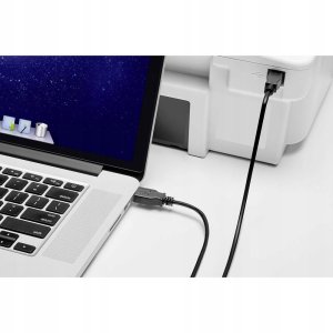 Kabel USB Renkforce USB-A - USB-B 1 m Czarny 2