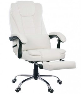 Fotel biurowy GIOSEDIO biały, model FBK002 FBK002 3