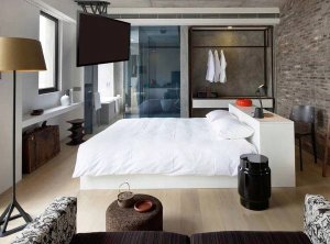 Uchwyt sufitowy do telewizora SpeaKa Professional 23-55Z, SP-5756712, napędzany elektrycznie, Uchylny, 23''-55'', do 30 kg 9