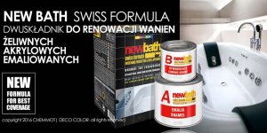 Preparat do renowacji wanien profesjonalny New Bath Swiss Formula 2