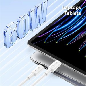 Kabel USB Usams Kabel USB Usams U90 USB-C 1m 60W Fast Charge biały 3