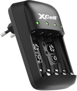 XCell Ladegerät BC-X500 unbest. 1-4x AAA, AA, 1-2x 9V Block 2