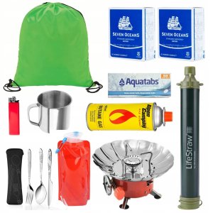 Plecak Ewakuacyjny + Wyposażenie ReadyPack X2 Zestaw Namiot Śpiwór Jedzenie/ ReadyPack X2 Czarny 7