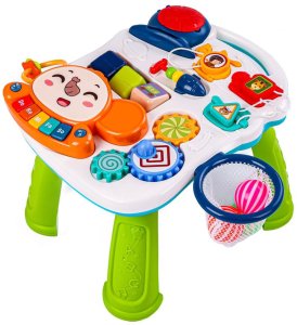 PCHACZ CHODZIK INTERAKTYWNY STOLIK EDUKACYJNY 2W1 PIANINKO ZDEJMOWANY PANEL 5