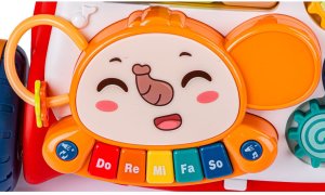 PCHACZ CHODZIK INTERAKTYWNY STOLIK EDUKACYJNY 2W1 PIANINKO ZDEJMOWANY PANEL 6