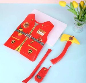 ZESTAW POLICJANTA KOSTIUM PRZEBRANIE DLA DZIECI AKCESORIA KAMIZELKA MASKA 4