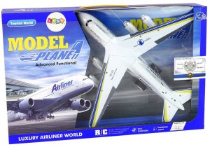 SAMOLOT ZDALNIE STEROWANY JEŻDŻĄCY PASAŻERSKI RC NA BATERIE PILOT 6