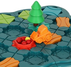 GRA LOGICZNA TOR LABIRYNT PLANSZOWA ZRĘCZNOŚCIOWA 56 EL BUDOWANIE DROGI 3