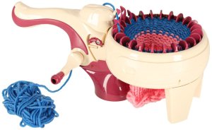 MASZYNA DZIEWIARSKA KROSNO DO TKANIA SZYCIA ROBIENIA NA DRUTACH 5 WŁÓCZEK 7