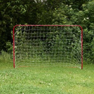 BRAMKA DO PIŁKI NOŻNEJ DLA DZIECI TRENINGOWA PIŁKARSKA 183X122X61CM CZERWONA 4