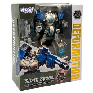 WOOPIE Robot Transformujący SHARP SPEED 2w1 Ciężarówka Bojowa 4