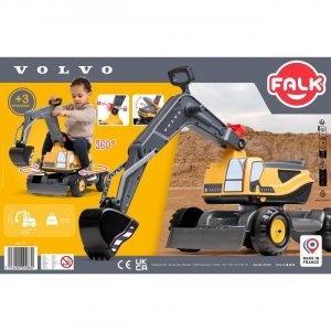 FALK Koparka Przegubowa Volvo Obrotowa Kabina Łopata Pług 6