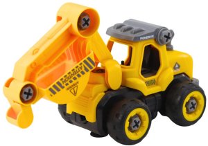 LeanToys Koparka Do Skręcania Zdalnie Sterowana RC Wkrętarka Żółta 2w1 2