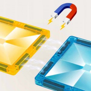 WOOPIE Klocki Magnetyczne 3D Zestaw Komisariat Policji 42el. 3