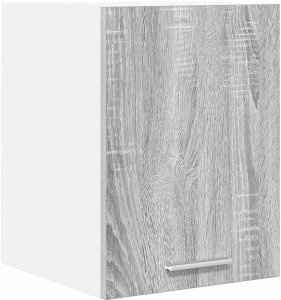 vidaXL Szafka wisząca Riga Szary Sonoma i Biały 30 x 31 x 40 cm 2