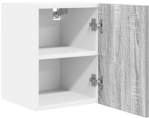 vidaXL Szafka wisząca Riga Szary Sonoma i Biały 30 x 31 x 40 cm 5