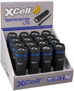 XCell L70 Czarny Latarka ręczna LED 10