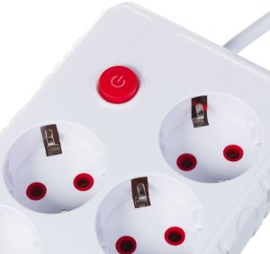 Listwa zasilająca Maclean 4 gniazda 1.5 m biała (MCE392 W) 5