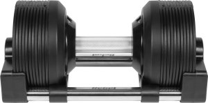 Hantel żeliwny regulowany automat 24 kg, skok co 1kg, REBEL ACTIVE 3