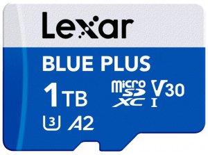 Karta Lexar Blue Plus MicroSDXC 1 TB Class 10 UHS-I/U3 A2 V30 (LMSBLPL001T-BNANG) 2