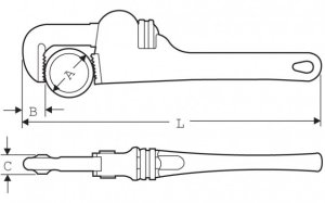 Klucz hakowy SEGO aluminium 24 (3) 2