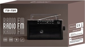 RADIO AM FM NA BATERIE PRZENOŚNE FM-AM4 2