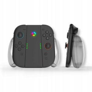 YAXO Charge Grip Set for Joy-Con with charging function Nintendo Switch 2 Techno black 13