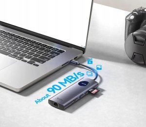 Vention 9in1 MST USB-C 4K 100W PD 5Gbps 3