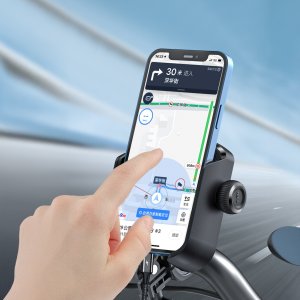 Uchwyt do telefonu na rower motocykl hulajnogę 4.7-7'' - czarny Uchwyt do telefonu na rower motocykl hulajnogę 4.7-7'' - czarny 3