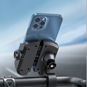 Uchwyt do telefonu na rower motocykl hulajnogę 4.7-7'' - czarny Uchwyt do telefonu na rower motocykl hulajnogę 4.7-7'' - czarny 9