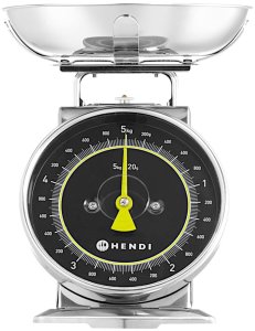 Waga kuchenna analogowa z szalką STAL 5 kg Waga kuchenna analogowa z szalką STAL 5 kg 3