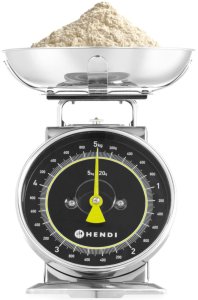 Waga kuchenna analogowa z szalką STAL 5 kg Waga kuchenna analogowa z szalką STAL 5 kg 5