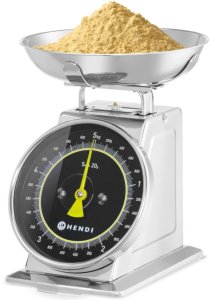 Waga kuchenna analogowa z szalką STAL 5 kg Waga kuchenna analogowa z szalką STAL 5 kg 6