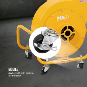 Odciąg pochłaniacz do pyłu trocin wiórów 56 l 850 m3/h MSW 7