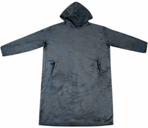 vidaXL Bluza-koc Granatowy m Flanela 2