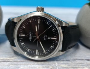 Zegarek Atlantic Seacloud 73361.41.61 męski wodoszczelny . 3