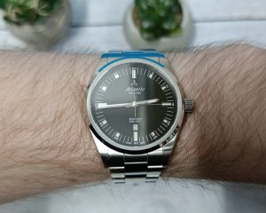 Zegarek Atlantic Seacloud 73366.41.61 męski wodoszczelny . 2