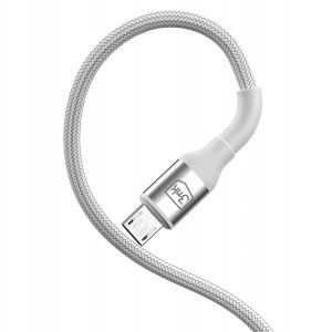 Kabel USB 3MK USB-A - microUSB 1 m Biały (5903108680356) 8