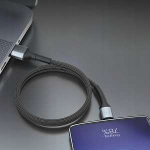 Kabel USB 3MK USB-A - microUSB 1m Czarny (5903108680349) 3