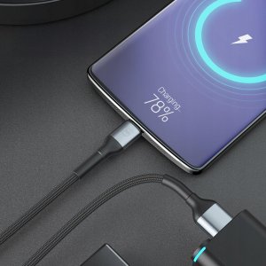 Kabel USB 3MK USB-A - microUSB 1m Czarny (5903108680349) 4