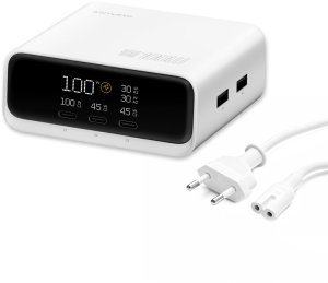 4smarts 546100 ładowarka do urządzeń przenośnych Uniwersalne Biały Prąd przemienny Szybkie ładowanie Wewnętrzna 2