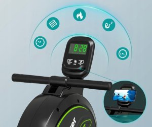 Wenoker H300 Wioślarz magnetyczny 16 poziomów oporu do 160 kg 3