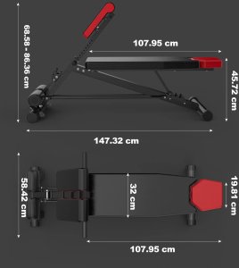 FF Finer Form Wielofunkcyjna ławka treningowa nowa 2