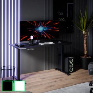 Biurko Regulowane Hypernova 120 Cm - Czarne 6