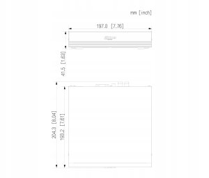 REJESTRATOR AHD, HD-CVI, HD-TVI, CVBS, IP XVR1B04-I/T 4 KANAŁY DAHUA 4