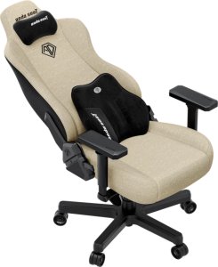 Fotel gamingowy materiałowy Anda Seat Kaiser 3E XL Beige Fabric 2