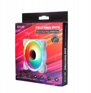 Wentylator Gelid Stella Infinity 120mm ARGB Biały (FN-STEELA-03-W) 5