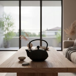 Czajnik żeliwny z zaparzaczem KAMIN, 900 ml 5